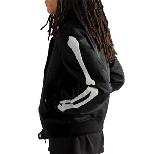 High-quality <b>Women</b> Men's Winter Bomber <b>Jacket</b> Durable Comfortable Knitted Canvas Printed Spandex Eco-Friendly Breathable - Product Image 5