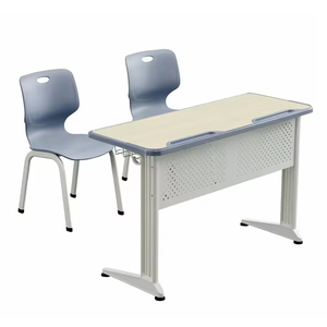 Ensembles de mobilier scolaire de haute qualité, pupitres et chaises scolaires à deux et à un seul poste pour les salles de classe - Product Image 3