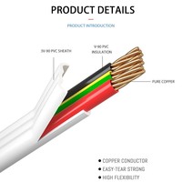 Cable Eléctrico Estándar Australiano TPS 2*2.5+2.5E Cuadrado Blanco Plano para Casa Rodante Integrada