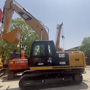 เครื่องจักรก่อสร้างทางวิศวกรรมสำหรับแมวเครื่องขุดใช้320D 320C แมวมือสอง - Product Image 4