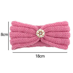 Accesorios para el Cabello de Bebé, Pañuelo de Punto de Lana Cálido para Otoño e Invierno, Estilo Europeo y Americano, Unisex, Diadema para Bebé - Product Image 6