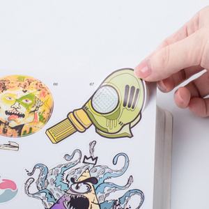 Nuevas Etiquetas Adhesivas de Vinilo Personalizadas para Navidad, Transparentes, Metálicas, en Rollo - Product Image 3