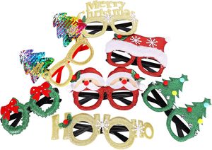 12 Paires de Lunettes de Noël pour Fêtes, Cadres de Lunettes Décoratifs Festifs pour Cabine Photo DIY - Product Image 3