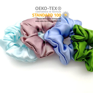Fascia per Capelli in Seta di Gelso 100% Naturale, Accessorio Moda Multicolore, Elastico in Pura Seta per Donne e Ragazze - Product Image 3