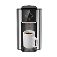 Machine à café expresso avec capteur tactile, nouveau Design, appareil multi-fonction rapide, pour thé au sol, Cappuccino, tasse k-cup, cafetière