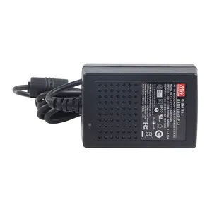 MEANWELL série GSM 18W 12V adaptateurs d'alimentation haute fiabilité connecteurs chargeurs adaptateurs