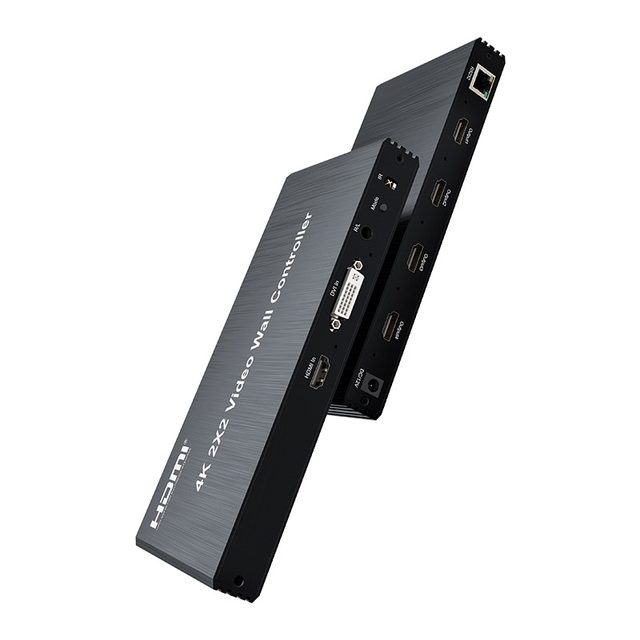 DT-7422W HDMI DVI Input 4 Channel HDMI Output 4K 30Hz 2x2 Video Wall Controller with RS232