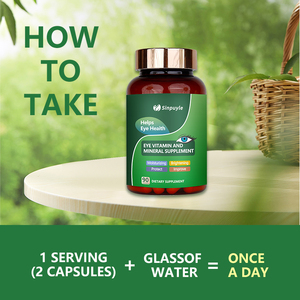 Vitamines pour les yeux à base de lutéine et de zéaxanthine, enrichies en vitamines C, E, zinc et cuivre, pour le soutien de la vision et la dégénérescence maculaire (stock local USA) - Product Image 2