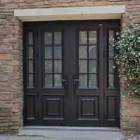 Porte de sécurité en acier antivol insonorisée |   Acier laminé à froid Garantie de 5 ans |   Extérieur moderne, commercial, sur mesure, Evereco