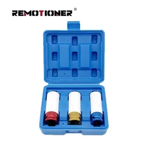 Kit de ferramentas de reparo automático, alta qualidade, 3 peças, 1/2 '', soquete de unidade, para chave de torque de 1/2''