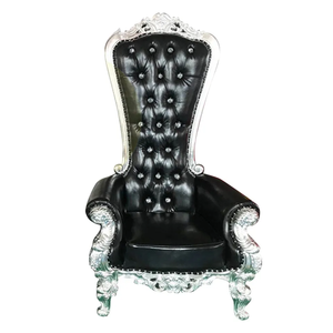 Alquiler para Bodas: Sillas de Trono Grandes Azules con Diseño de León, Económicas, para <span class=keywords><strong>Rey</strong></span> y Reina - Product Image 4
