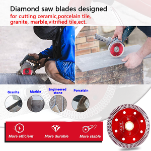 Lưỡi cưa kim cương, đĩa cắt gạch men sứ, lưỡi cắt gạch men sứ dạng lưới Turbo Segment 4.5 inch 115mm - Product Image 6