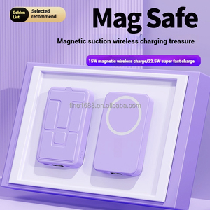 Banco de Energía Magnético Inalámbrico de Carga Rápida <span class=keywords><strong>Mag</strong></span> PD de 22.5W con Soporte Plegable Seguro y Pantalla Digital, Banco de Energía de 10000mAh para <span class=keywords><strong>iPhone</strong></span> - Product Image 6