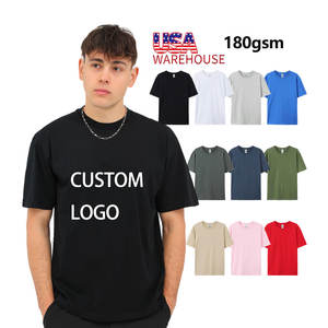 DTG DTF เสื้อยืดผู้ชาย, เสื้อยืดผู้ชายผ้าฝ้าย100% ระบายอากาศได้ดี180gsm ออกแบบได้ตามต้องการ - Product Image 2