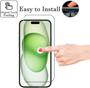 Kính cường lực trong suốt 9H, tương thích với ốp lưng, dành cho <span class=keywords><strong>iPhone</strong></span> 17 Pro Max, 16, 15, 14 <span class=keywords><strong>Plus</strong></span>, 13, 12, 11, XR, XS, 8 - Product Image 3