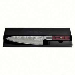 Japanese Damascus Chef Kiritsuke <b>Knife</b> 8.5-Inch 67-Layer Eco-Friendly Ambidextrous Traditional Black+Dalbergia Wood Kitchen - Product Image 5