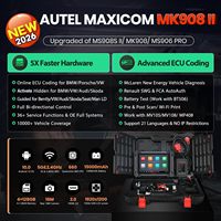 Escáner AUTEL MaxiCOM MK908 II, 38+ Servicios, Elite 2 PRO, Compatible con GM, Chrysler, Audi, Rolls-Royce, MINI, Sistema Operativo Android 10