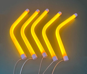 หลอดไฟ LED อะคริลิกโค้งงอ 360 องศา รูปทรงวงกลมสีสันสดใส ตกแต่งด้วยหลอดนีออนรูปโค้ง - Product Image 2