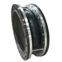 Connecteur flexible à sphère unique Joints de dilatation en caoutchouc Bride en acier au carbone en EPDM pour raccords de tuyauterie