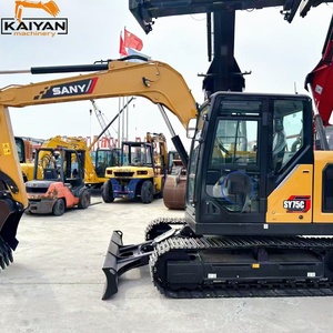 Excavadora Usada Sany 75c-9 SY75C-8/SY75C-9 de 7.5 Toneladas con Motor y Bomba, Capacidad de Cucharón de 0.28m, 890 Horas de Uso, en Venta - Product Image 2