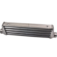 Manguera de tubería de aluminio Universal de 2,5 pulgadas + Kit de Intercooler Turbo de 550x180x64, bricolaje