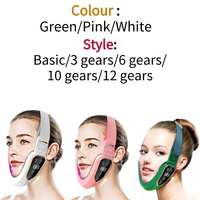 Sangle amincissante pour le visage, réducteur de double menton, appareil de lifting facial, masseur, 3 couleurs, fonction raffermissante de la peau