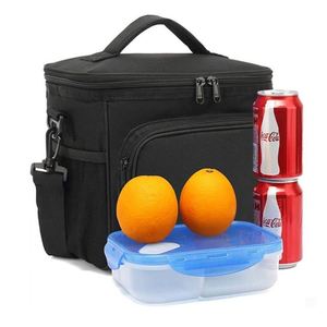 Sac à déjeuner isotherme personnalisé en tissu doux avec polyester imperméable PEVA grande capacité pour pique-nique en plein air - Product Image 5