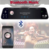 Caméra DVR de voiture 9,66 pouces, diffusion multimédia, rétroviseur, 4G, FHD 1080P, DVR Android