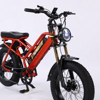 Vélo électrique tout-terrain puissant à gros pneus 20 pouces 4.0, double suspension, batterie lithium 48V 750W - Offre Spéciale
