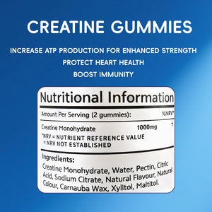 Gomitas de Memoria Muscular, Suplemento de Proteína y Magnesio, Gomitas de Biotina, Melatonina y Creatina de 5000 mg con Electrolitos para Hombres y Mujeres - Product Image 5