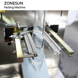 Zonesun ZS-FS200D1 tự động mật ong sốt cà chua nước sốt dán nhỏ gói dọc hình thức điền niêm phong máy với trộn Phễu - Product Image 2