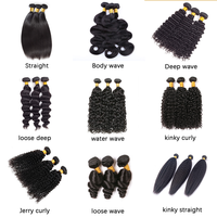 Cabello Humano Rizado Natural de 8 a 30 Pulgadas, Cabello Virgen Sin Procesar 15A, Extensiones de Cabello Virgen Rizado Camboyano e Indio