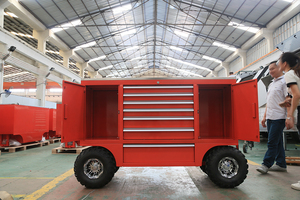 Kindle Heavy-Duty 7 Drawer <strong>Pitbox</strong> Tool Chest Wheels Waterproof Mobile Garage Cart for Racing Workshop Use for Outdoor Storage - Product Image 4