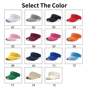Bsci OEM Logo réglable personnalisé Gorras chapeau de pare-soleil d'été Gorras, hommes femmes casquette de plage, chapeau de visière de <span class=keywords><strong>golf</strong></span> de <span class=keywords><strong>sport</strong></span> en gros - Product Image 2