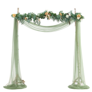 Voile de mariée moderne en maille douce, élégant, pour décoration de fête en extérieur sur pelouse, idéal pour les mariages et les événements. - Product Image 5