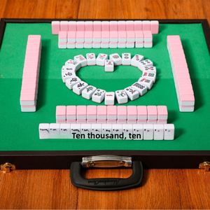 Square <b>Mini</b> Folding Storage Mahjong <b>Table</b> (for 22/24/30 Models) Indoor Use - Product Image 1