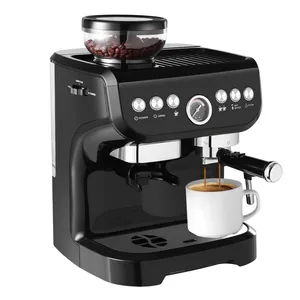 Thả vận chuyển hoàn toàn tự động 19 thanh PUM Espresso Máy pha cà phê với sữa Frother