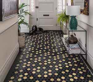 Mosaïque de marbre OEM 7MM Waterjet <span class=keywords><strong>Parquet</strong></span> Rétro Motif Floral pour Cuisine et Salle de Bain - Product Image 4