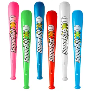 Wholesale and custom promotion PVC inflatable stick colorful inflatable baseball bat