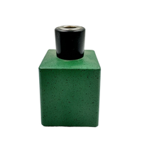 Diffuseurs de roseau de bouteille en verre d'impression de marbre vert classique diffuseur décoratif à la maison en gros