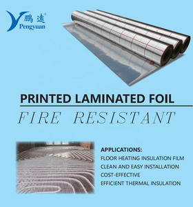 Film <span class=keywords><strong>d</strong></span>'aluminium pour <span class=keywords><strong>chauffage</strong></span> par le sol, trois couches BOPP-AL-BOPP (50 m²/rouleau), 0,06 mm, marquages - Product Image 3