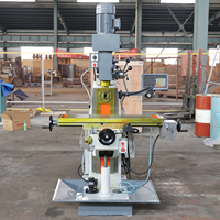 Multifunktionale ZX7550CW Bohr- und Fräsmaschine Universelle Manuelle Vertikal-Horizontal-Maschine Neuzustand Motorpumpe Getriebe MT4