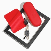 Boîte à lunettes en métal et fer de marque avec logo personnalisé Porte-lunettes et étui d'emballage en cuir PU de haute qualité pour lunettes de soleil