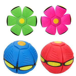 Giocattoli per bambini all'aperto che rimbalzano interattivi deformazione piatta Vent Throw Disc Ball Ufo Magic Flying Saucer Ball - Product Image 3