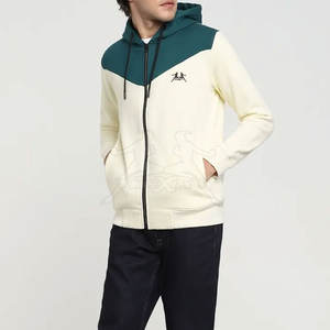 Meilleur prix Sweats à capuche zippés pour hommes en stock Sweats à capuche zippés pour hommes de bonne qualité 100% coton Sweat à capuche de rue à fermeture éclair complète pour hommes - Product Image 4