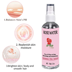 <span class=keywords><strong>Eau</strong></span> <span class=keywords><strong>de</strong></span> <span class=keywords><strong>rose</strong></span> <span class=keywords><strong>pour</strong></span> le visage, tonique facial, marque privée, 100% pure, nourrissante, anti-âge, éclaircissante - Product Image 5