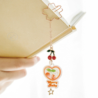 Deli — ensemble de papeterie pour note adhésive, petit bloc-notes créatif kawaii, feuillet autocollant avec poches, cerises, pour bébé