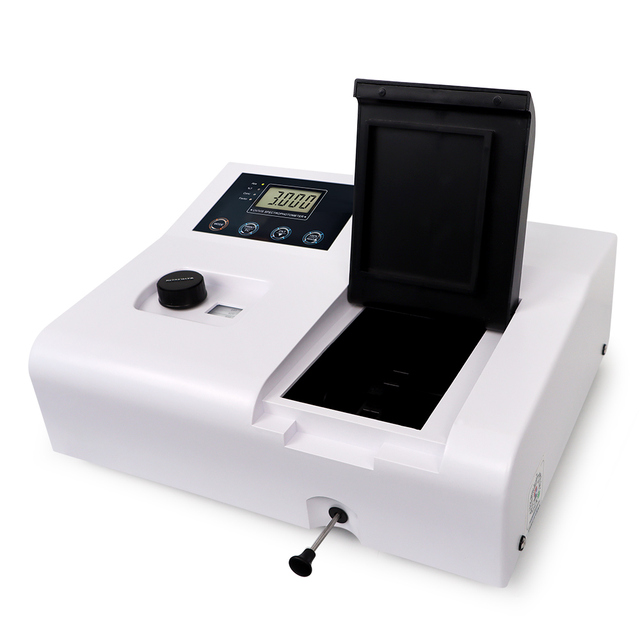 Wholesale Single Beam Tungsten Lamp UV-Vis Spectrophotometer Laboratory Equipment Digital Optical Spectrometer 4.0 nm Spectral