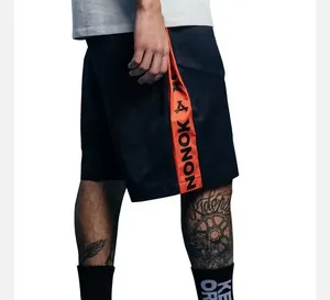 Shorts de algodão para corrida masculino de algodão casual com desenho personalizado