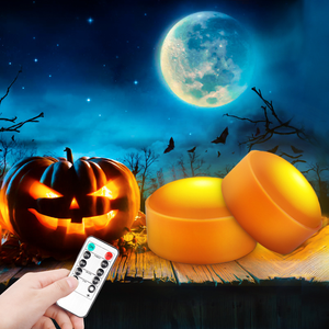 Nueva Decoración de Halloween con Calabaza Luminosa Naranja para Exteriores con Control Remoto / Temporizador LED - Product Image 2